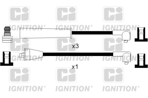 QUINTON HAZELL Комплект проводов зажигания XC874